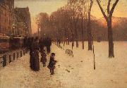 Boston Common at Twilight Childe Hassam